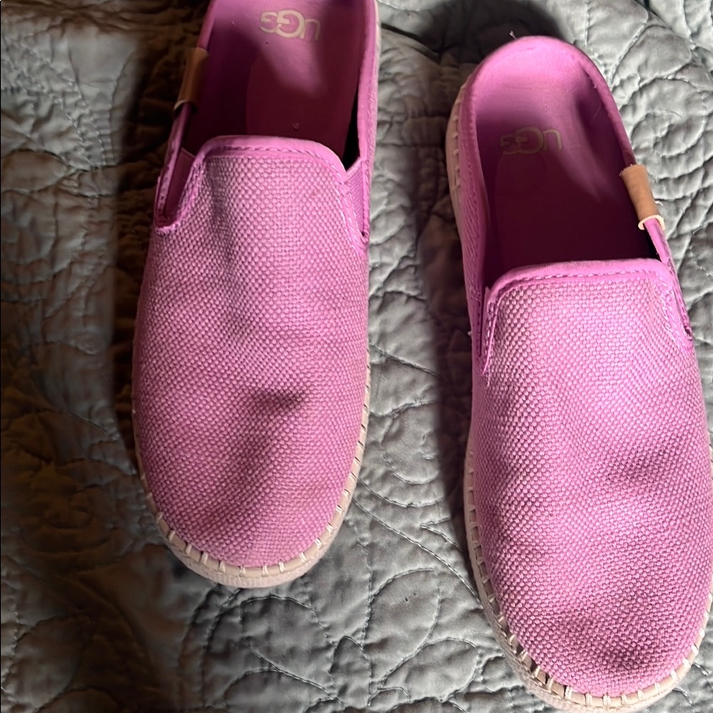 UGG Pink Slip-On Flats for Everyday Comfort